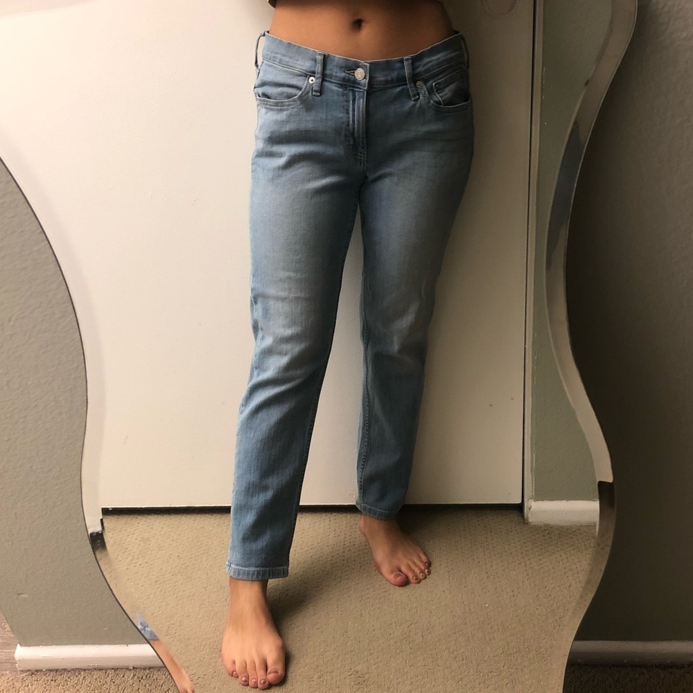 Banana Republic Light Wash Girlfriend Jeans